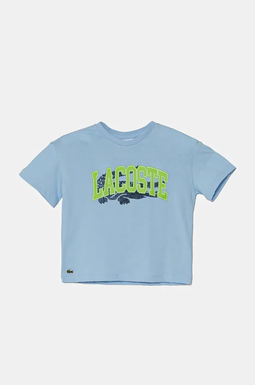 Lacoste Детска памучна тениска