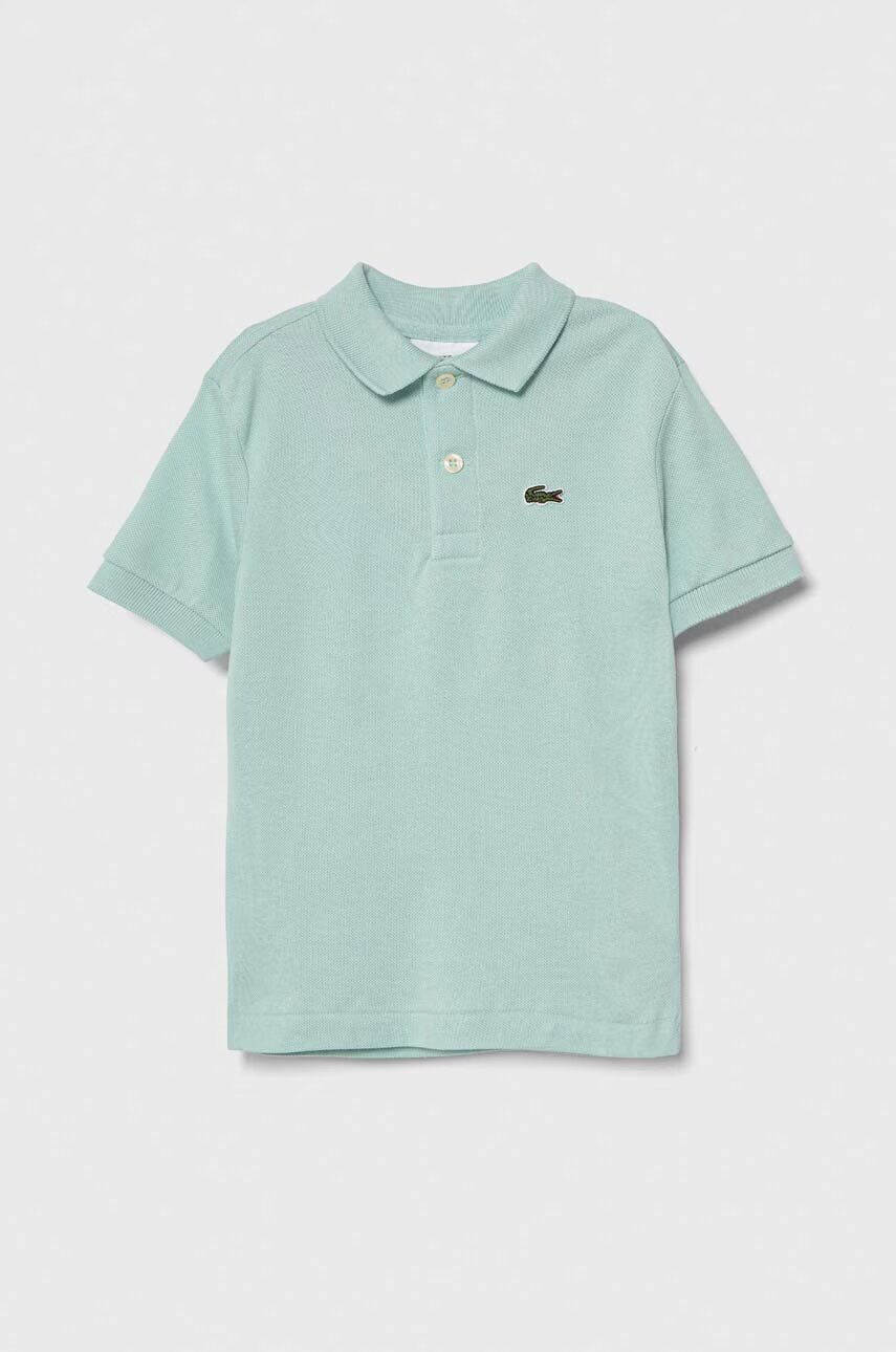 Lacoste Детска памучна тениска с яка