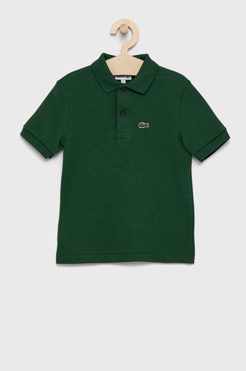 Lacoste Детска памучна тениска с яка