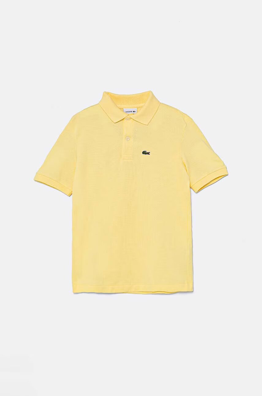 Lacoste Детска памучна тениска с яка