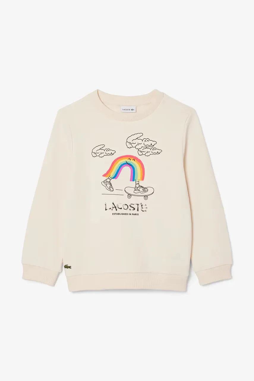 Lacoste Детски памучен суичър