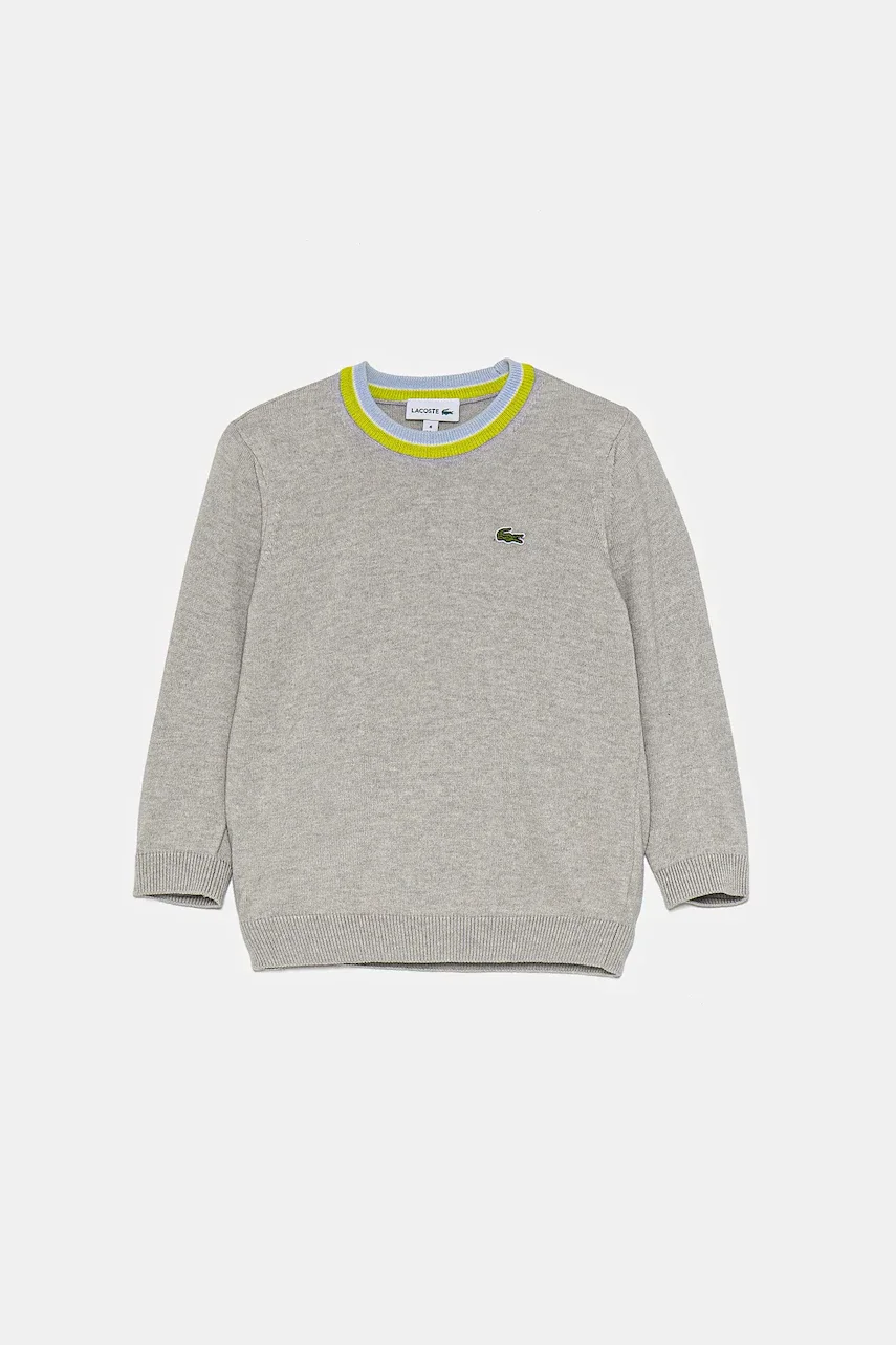 Lacoste Детски пуловер с вълна