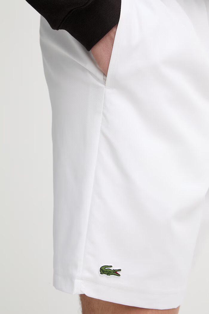 Lacoste къси панталони мъжки Shorts GH353T 031 бели със стандартна талия GH353T