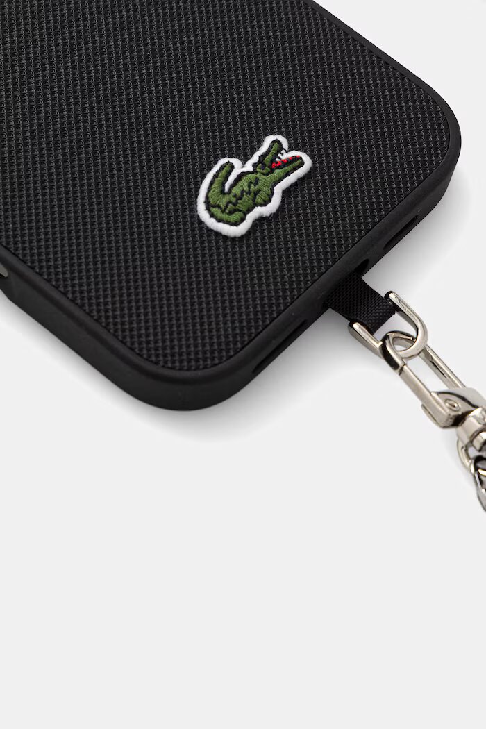 Lacoste кейс за телефон iPhone 16 Pro Max черен LCHMBCP16XPVCK