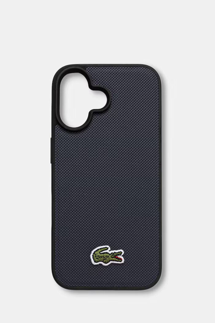 Lacoste кейс за телефон iPhone 16 тъмносин LCHMP16SPVCV