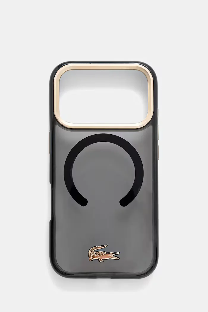 Lacoste Кейс за телефон iPhone 17 Pro в черно LCHMP17LUFWAK