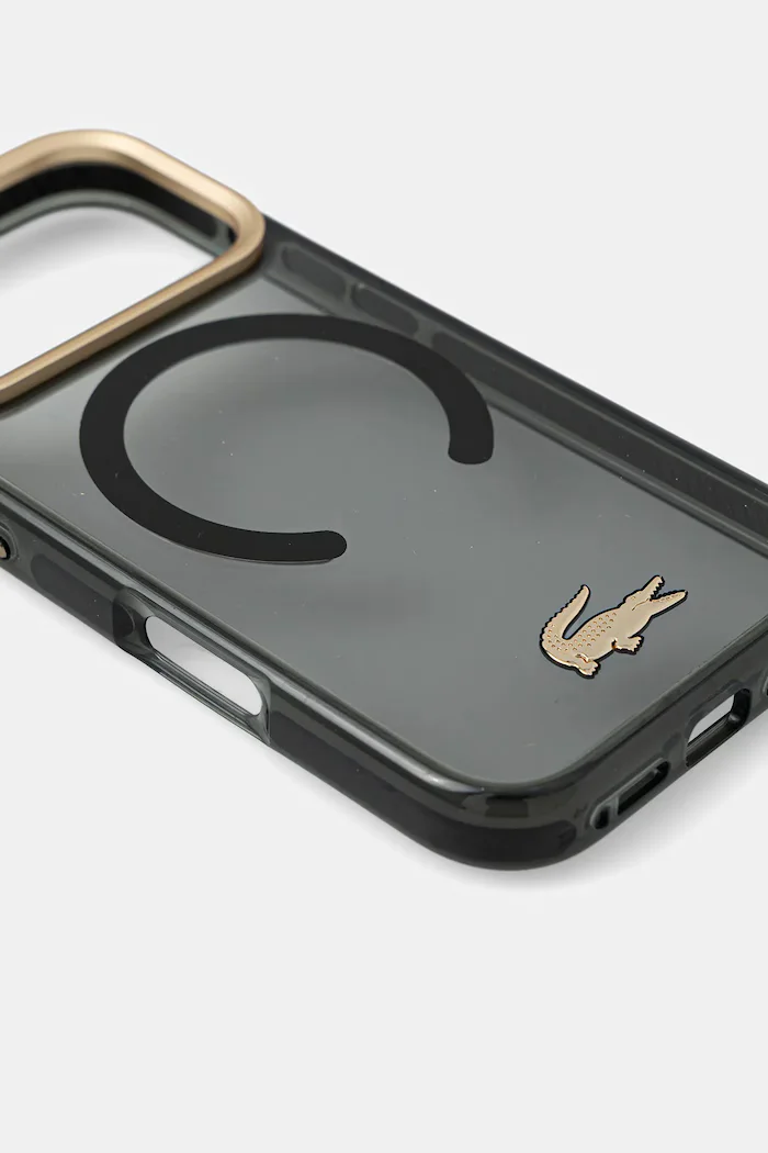 Lacoste Кейс за телефон iPhone 17 Pro в черно LCHMP17LUFWAK