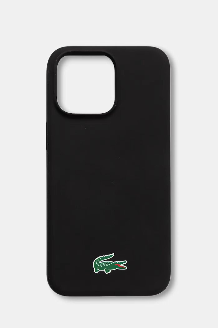Lacoste кейс за телефон Phone 15 Pro Max черен LCHMP15XSLOK