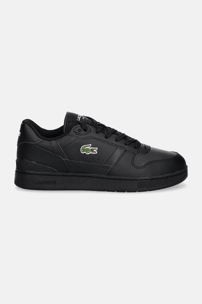 Lacoste Кожени маратонки T-Clip Set в черно 48SMA0031
