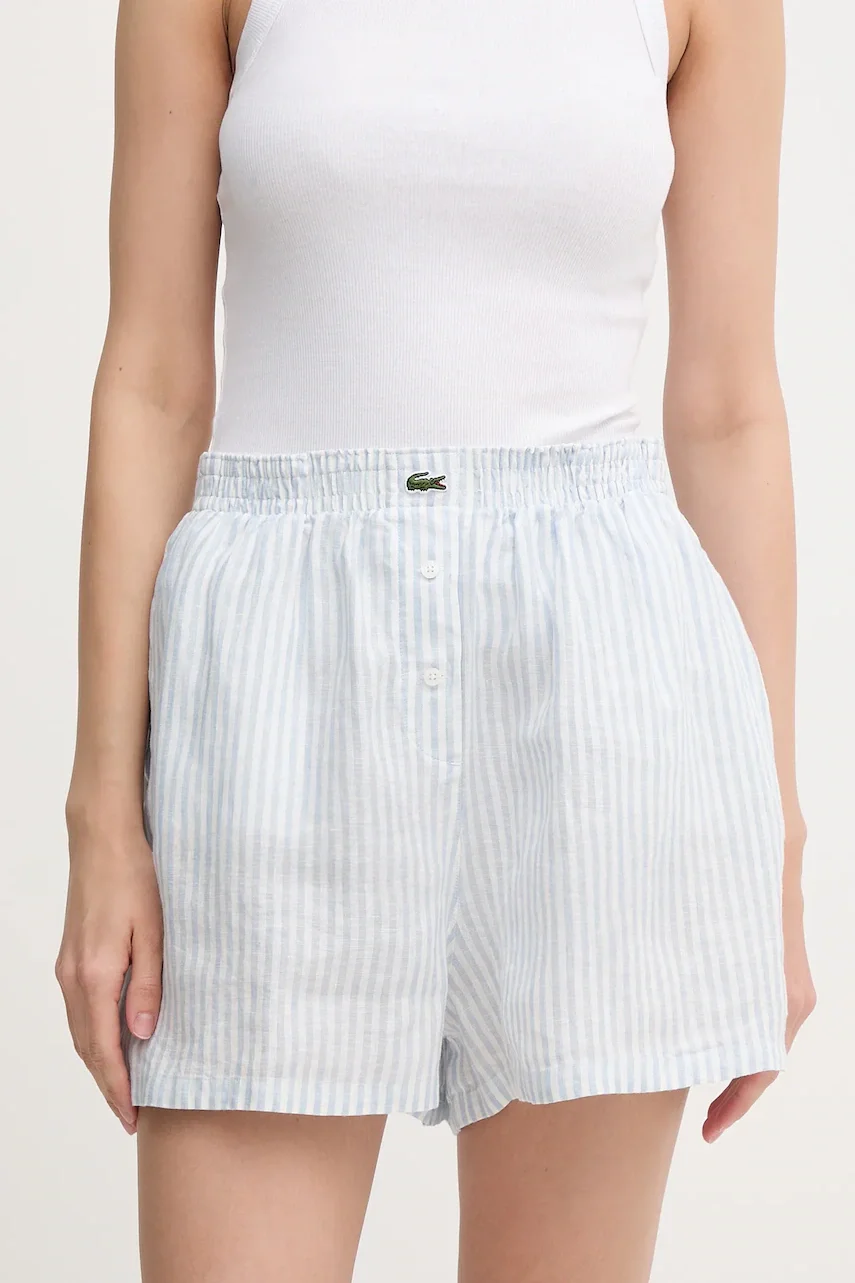 Lacoste Ленен къс панталон