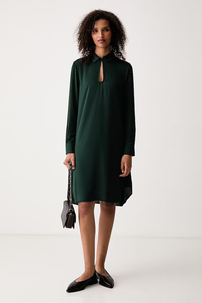 Lacoste лятна рокля зелена EF8316