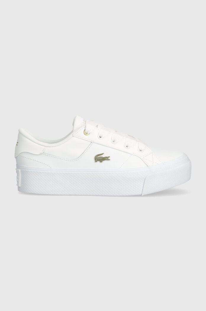 Lacoste Маратонки Ziane Platform Logo Leather в бяло 47CFA0005