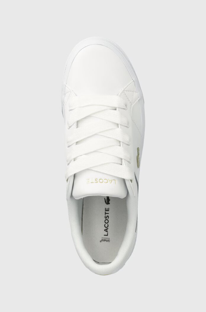 Lacoste Маратонки Ziane Platform Logo Leather в бяло 47CFA0005