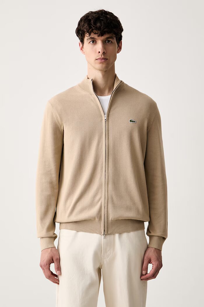 Lacoste мъжки от памук бежов AH1957