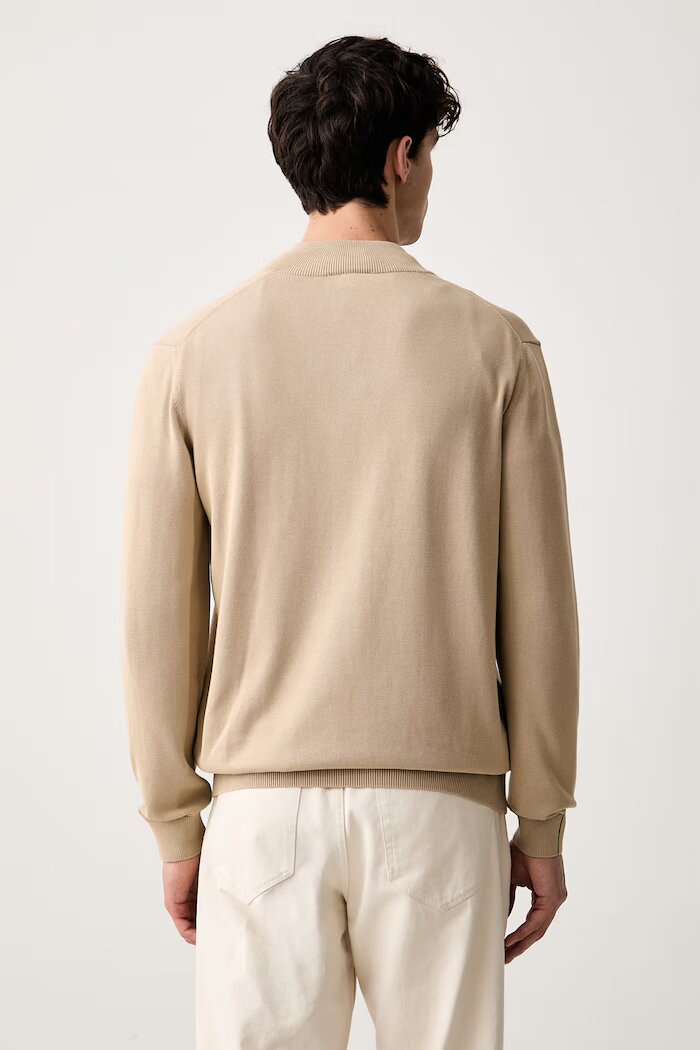 Lacoste мъжки от памук бежов AH1957