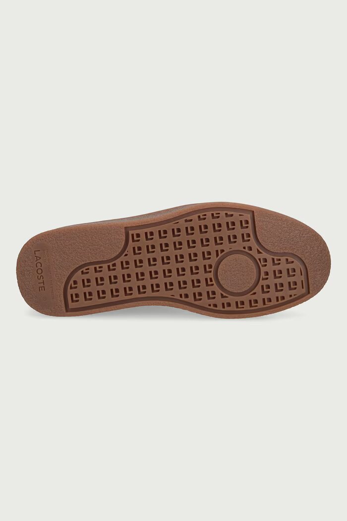 Lacoste обувки мъжки от велур BASESHOT CHUKKA кафяви 50SMA0028