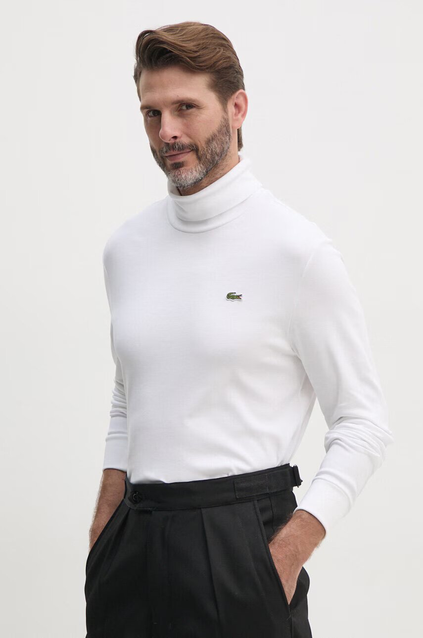 Lacoste Памучна блуза с дълги ръкави