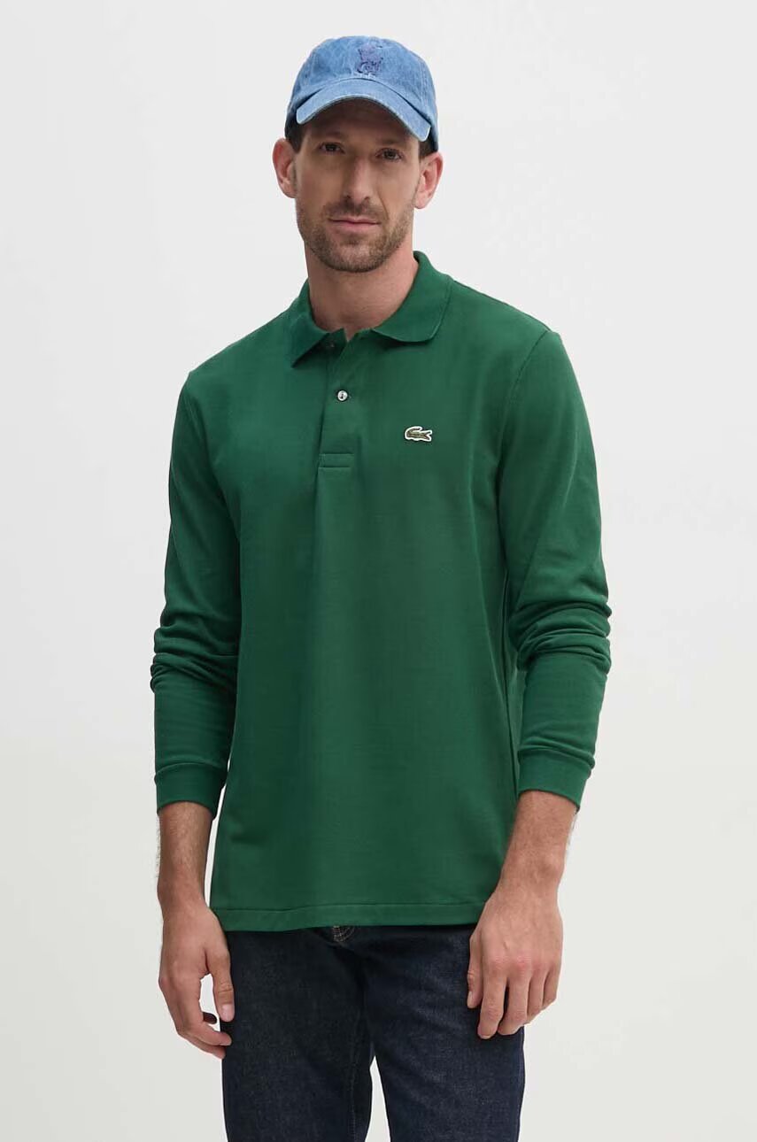 Lacoste Памучна блуза с дълги ръкави L1312 132