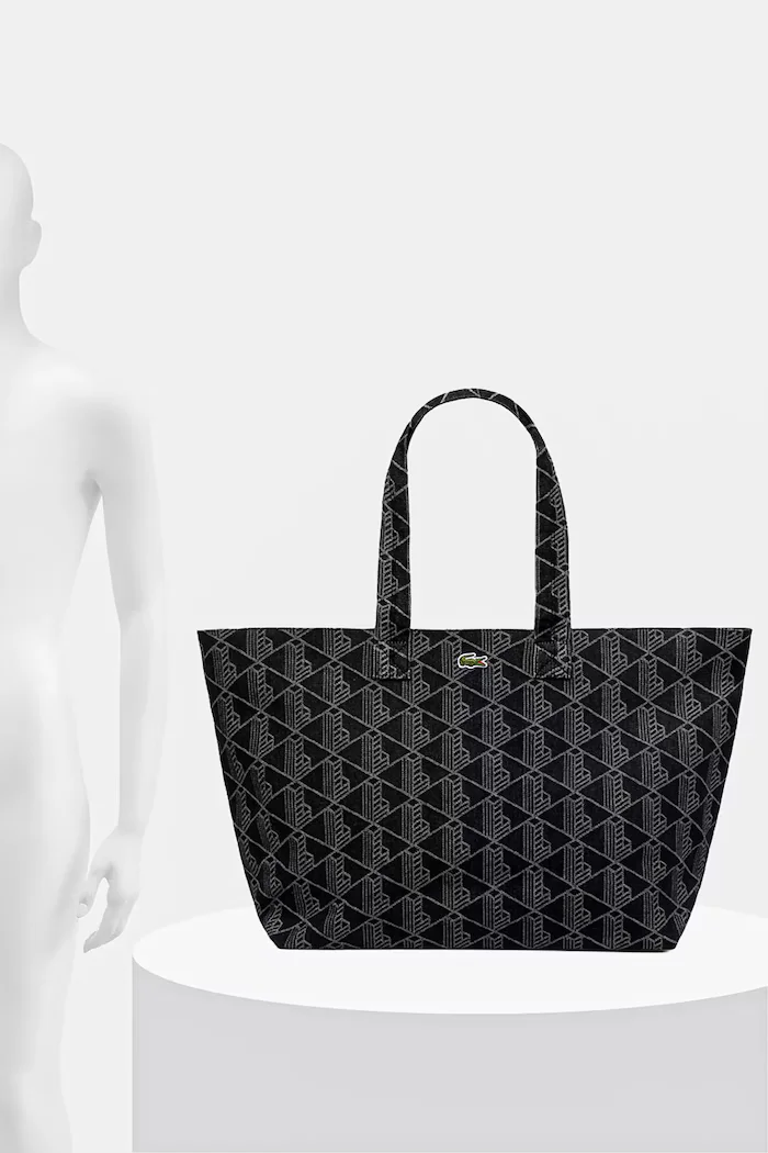 Lacoste Памучна чанта в синьо NU4994PB