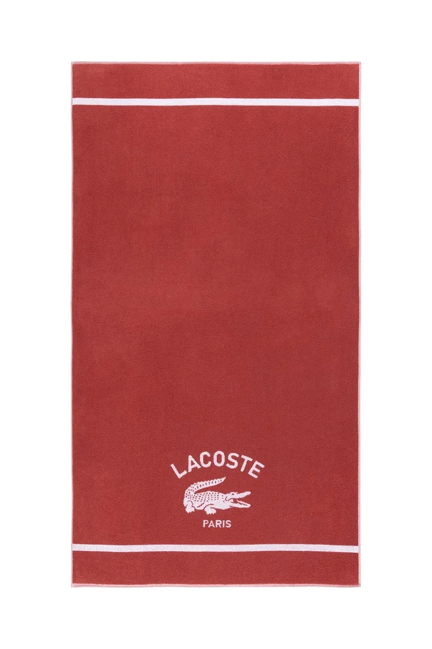 Lacoste Памучна плажна кърпа LORIGINE Sierra 90 x 160 cm