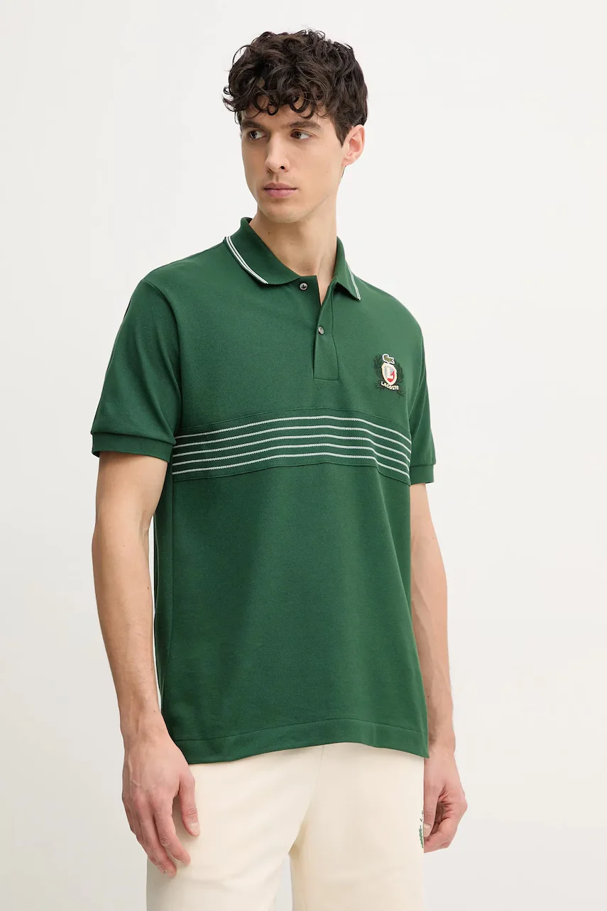 Lacoste Памучна тениска с яка