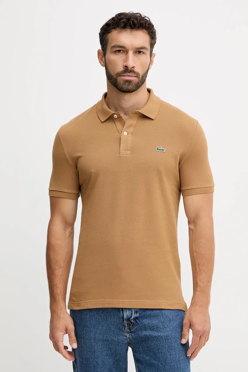 Lacoste Памучна тениска с яка