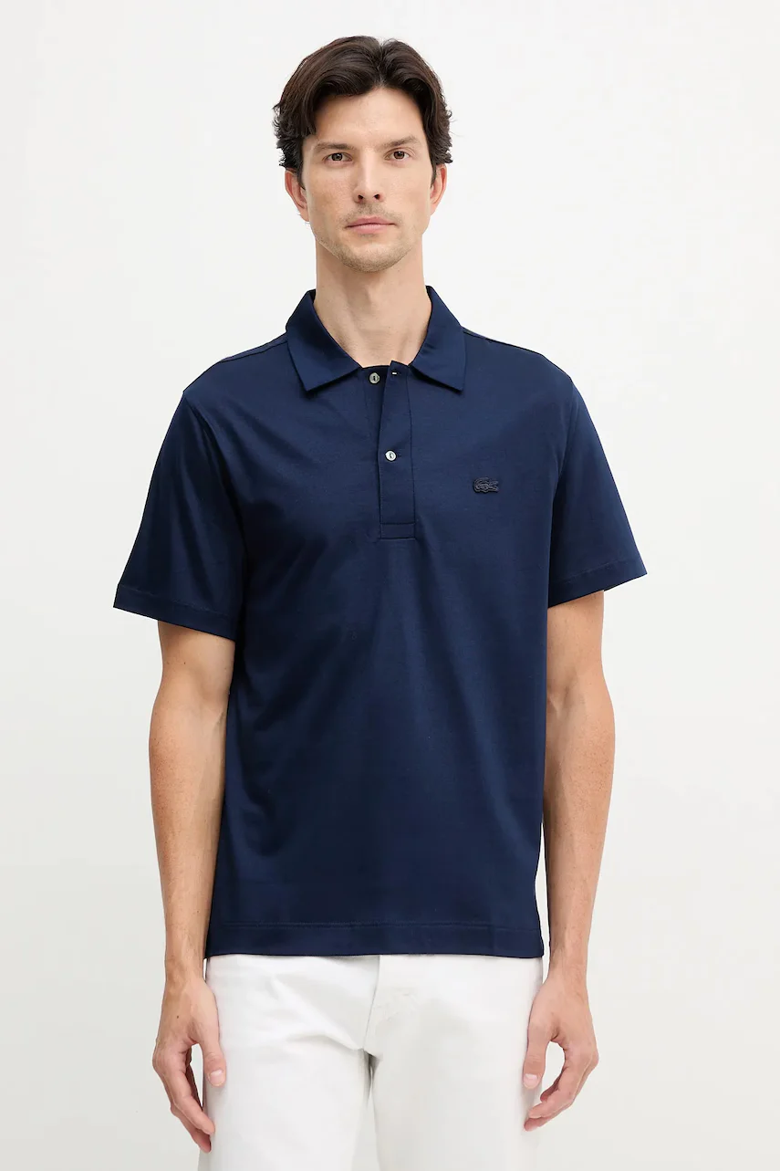Lacoste Памучна тениска с яка