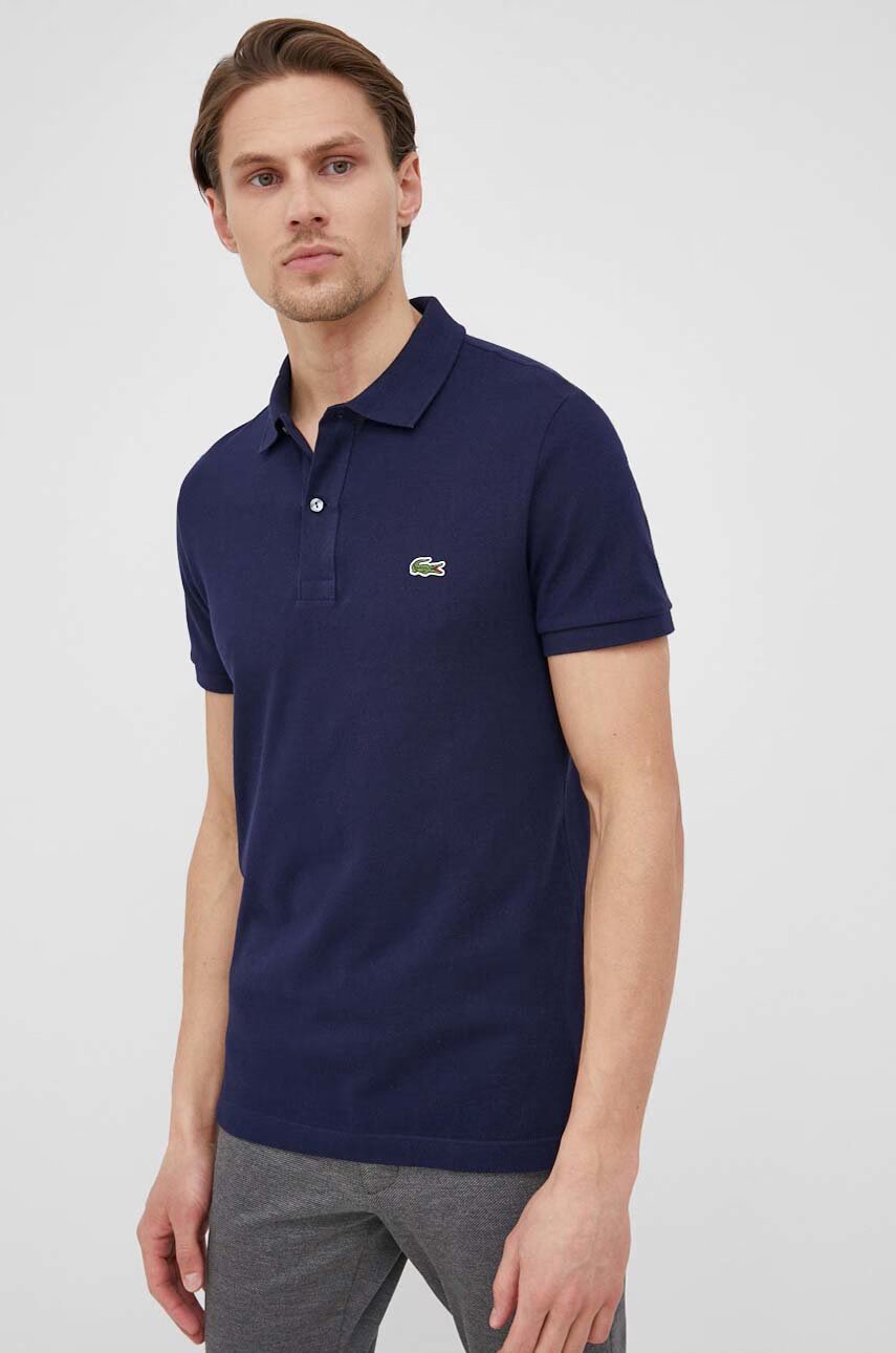 Lacoste Памучна тениска с яка