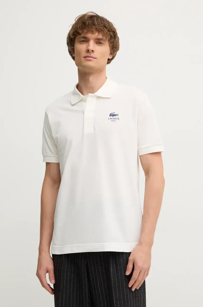 Lacoste Памучна тениска с яка