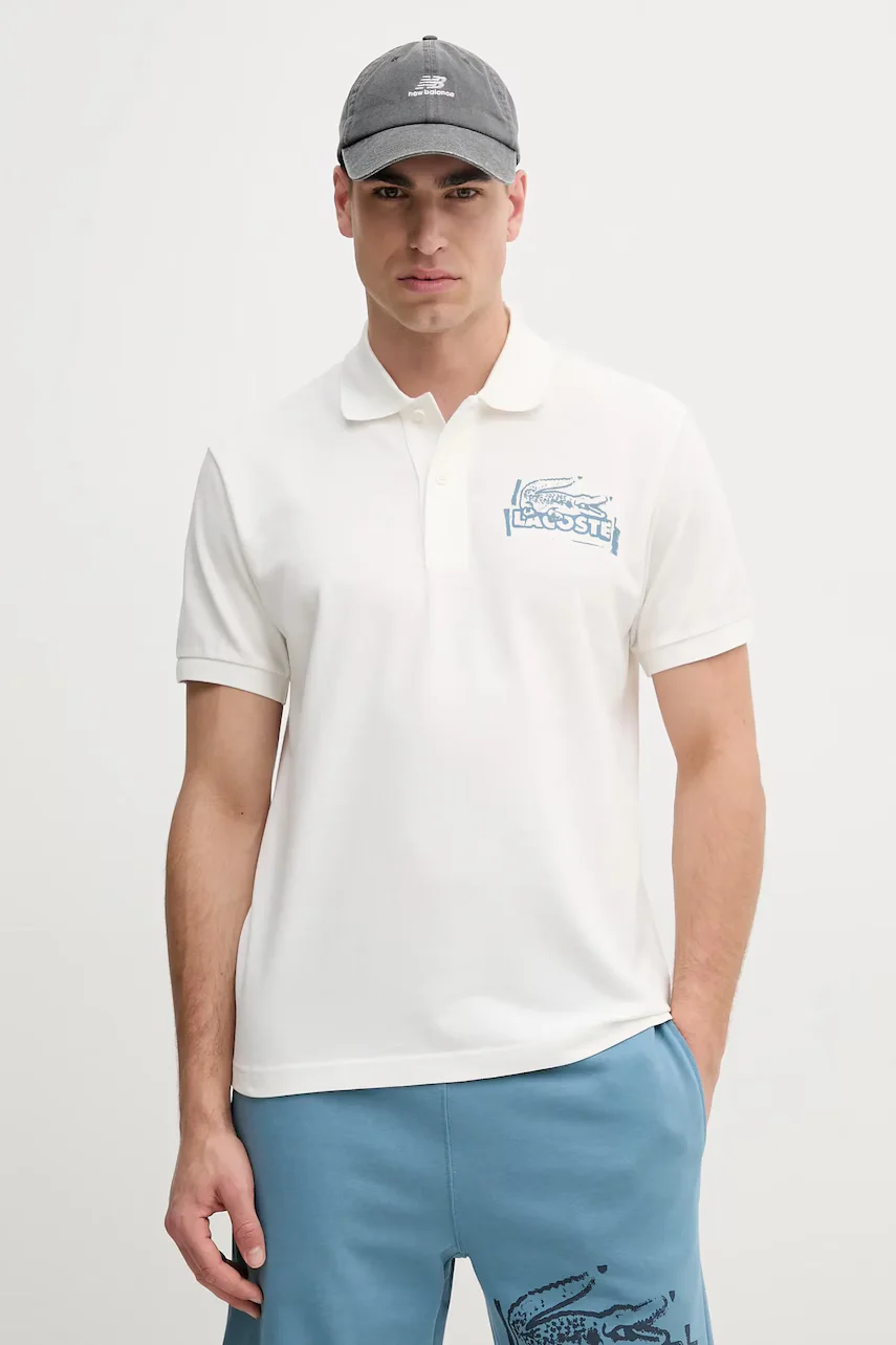 Lacoste Памучна тениска с яка