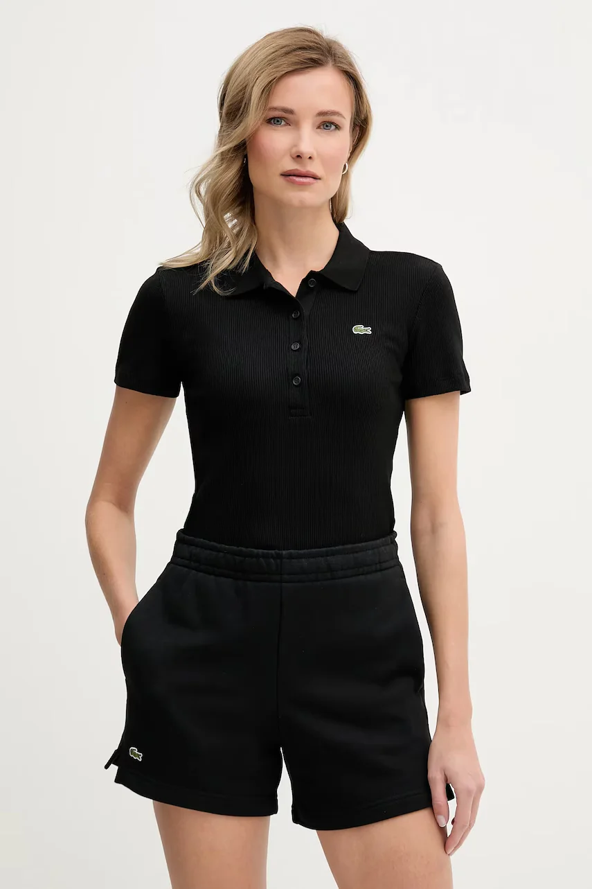 Lacoste Памучна тениска с яка