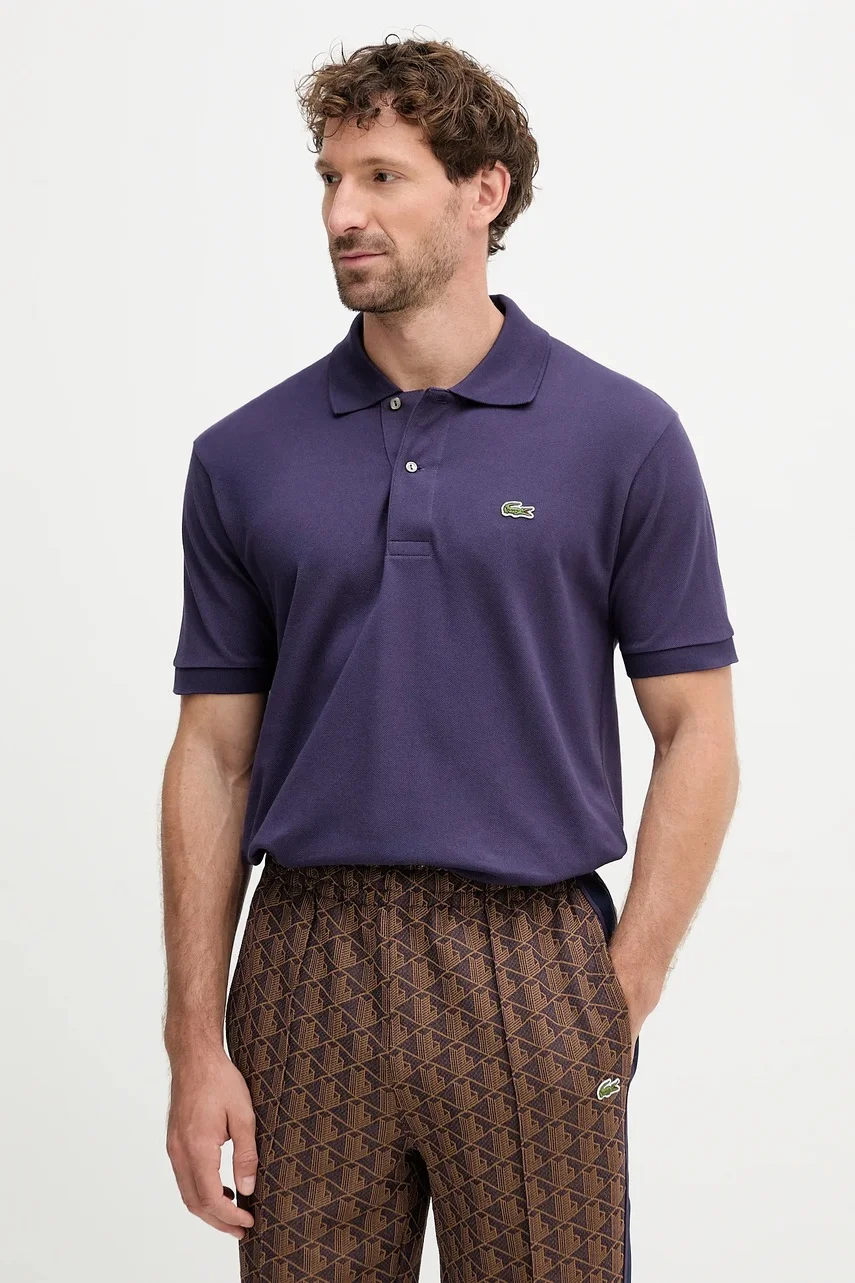 Lacoste Памучна тениска с яка