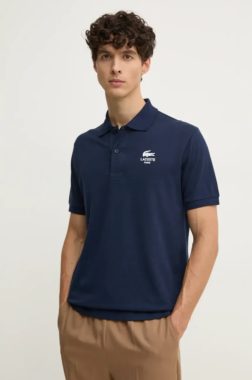 Lacoste Памучна тениска с яка