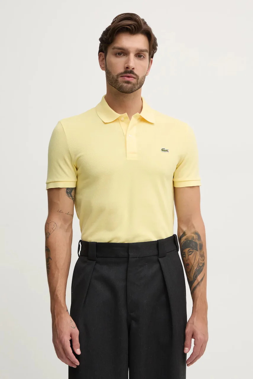 Lacoste Памучна тениска с яка