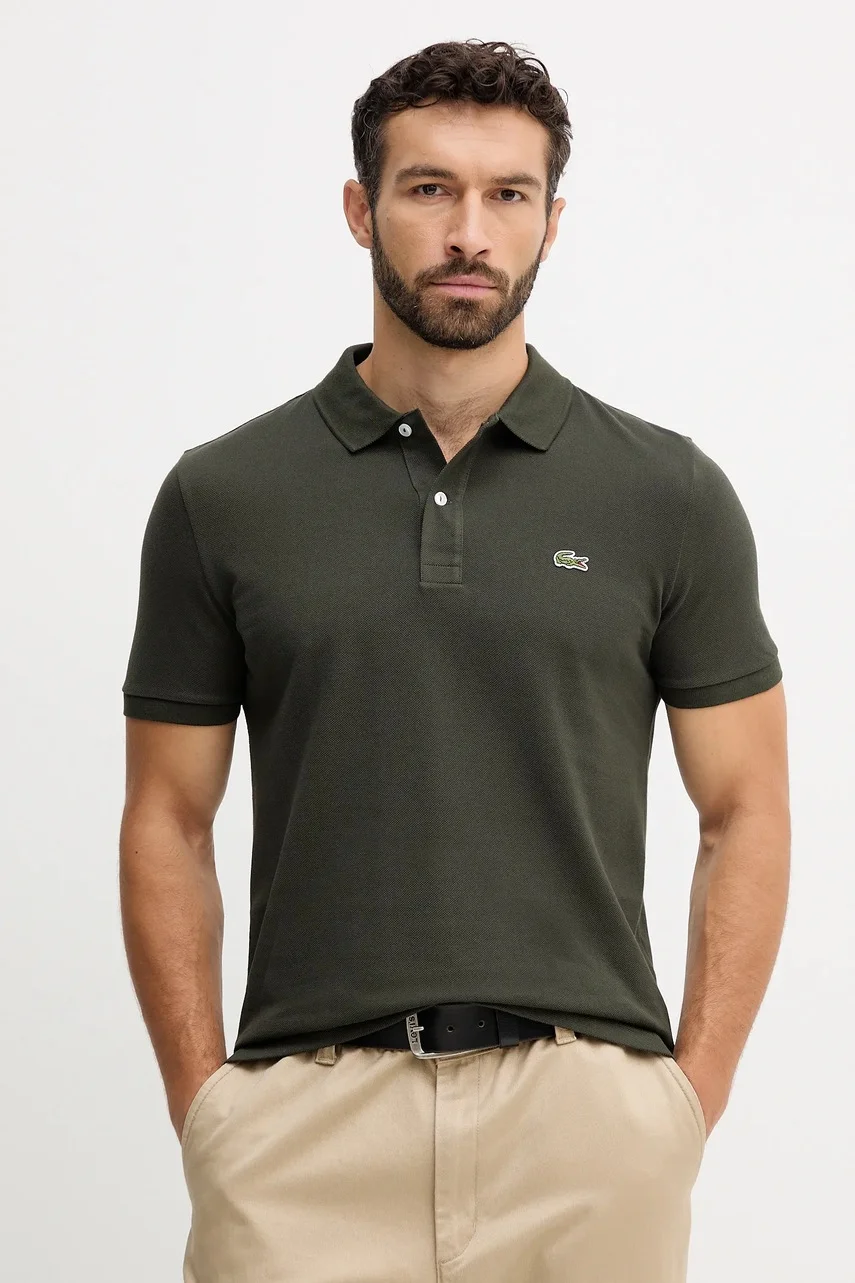 Lacoste Памучна тениска с яка