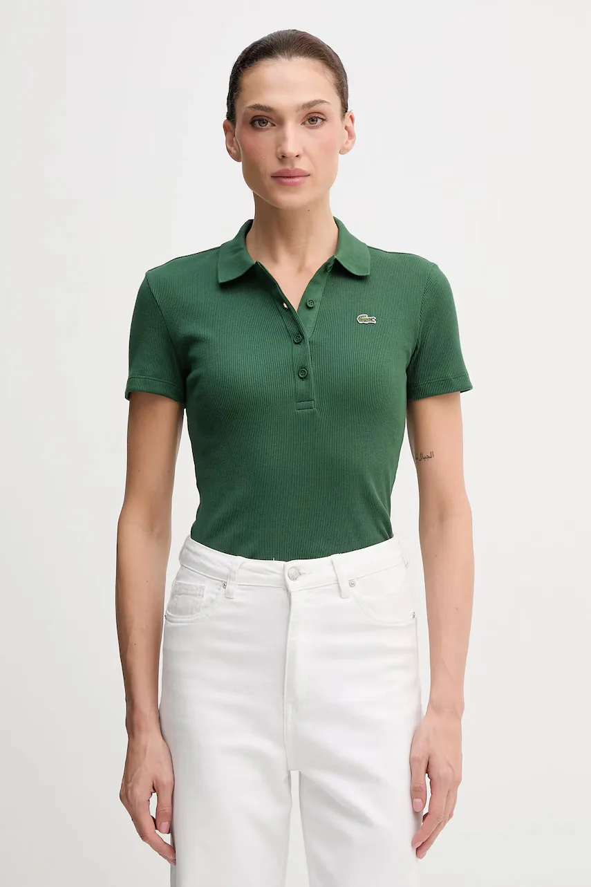 Lacoste Памучна тениска с яка