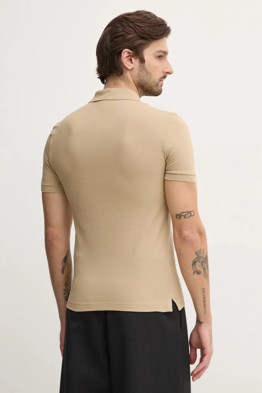Lacoste Памучна тениска с яка Koszulka Pique Polo Shirt PH4012 02S