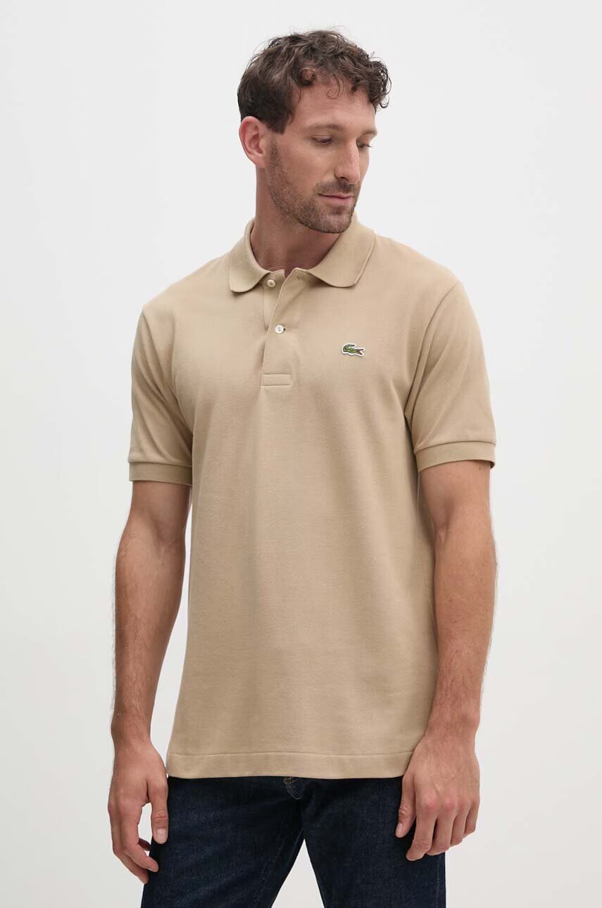 Lacoste Памучна тениска с яка Koszulka Polo Classic Fit L1212 02S