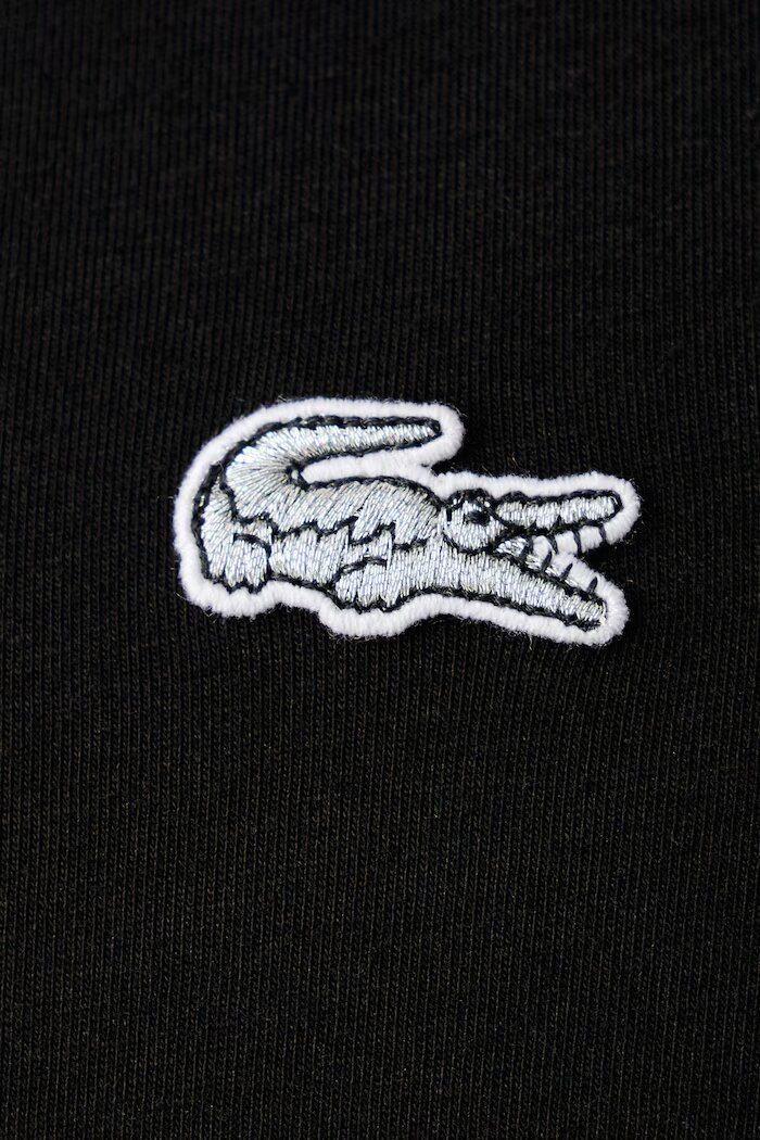 Lacoste пижама от две части мъжка от памук с еластан черна 4H0924