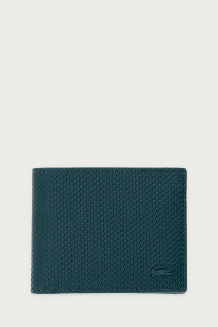 Lacoste портфейл мъжки от кожа зелен NH2824CE
