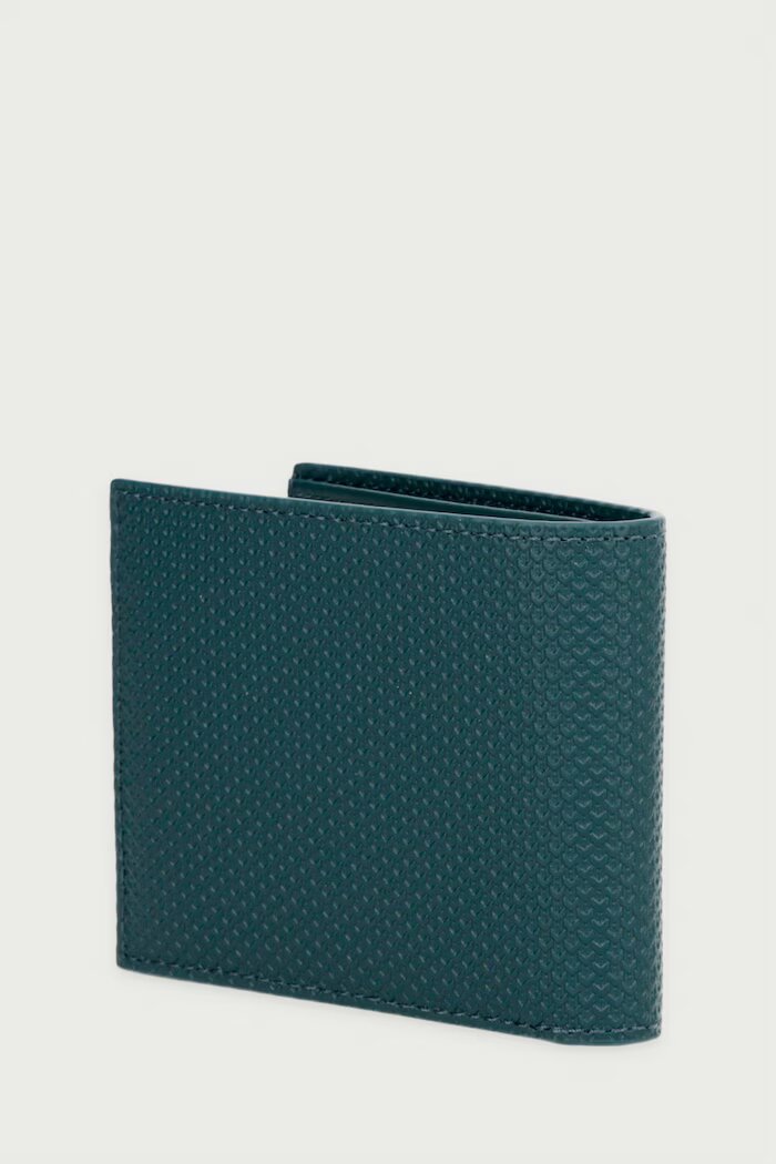 Lacoste портфейл мъжки от кожа зелен NH2824CE