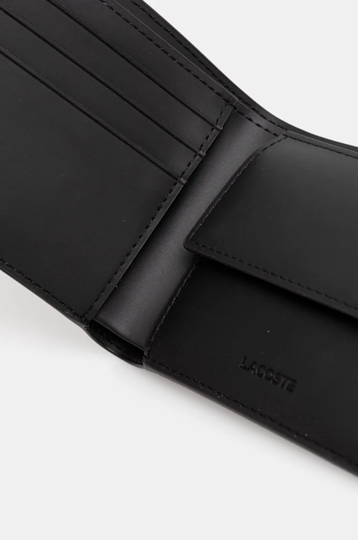 Lacoste Портмоне и ключодържател мъжки в черно NH4801LX
