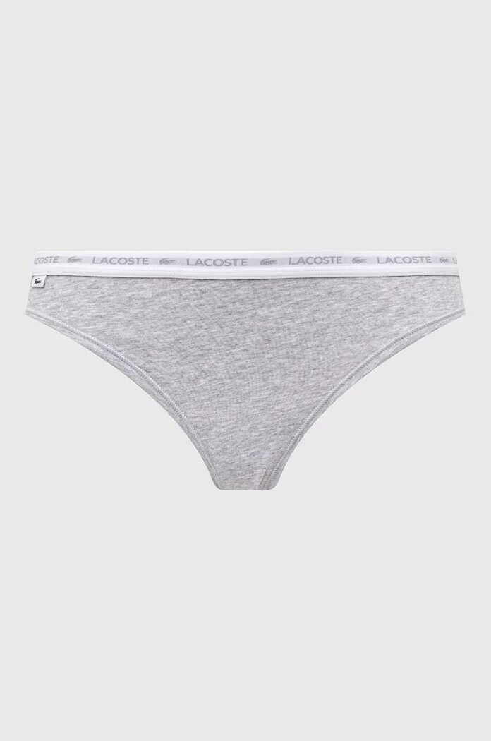Lacoste прашки дамски от памук с еластан 3 броя многоцветни 8F1341