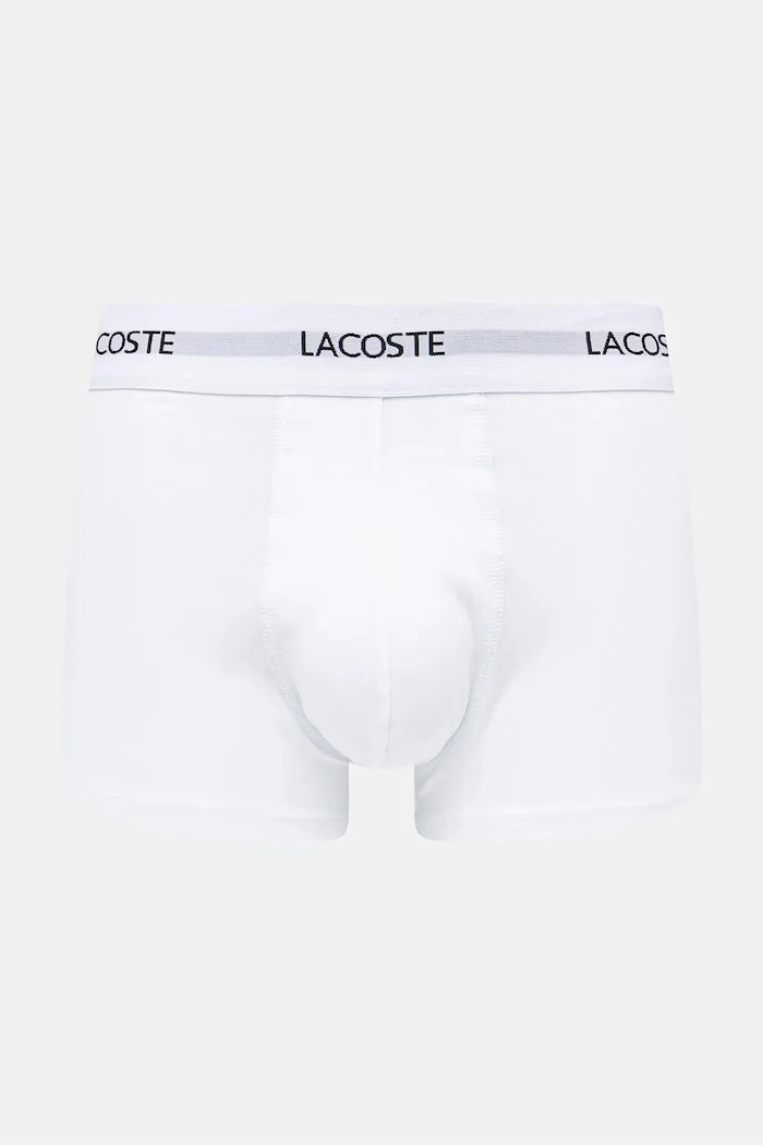 Lacoste прилепнали боксерки мъжки от памук с еластан 3 броя многоцветни 5H5150