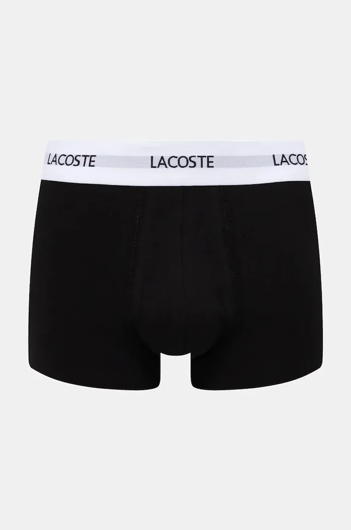 Lacoste прилепнали боксерки мъжки от памук с еластан 3 броя многоцветни 5H5150