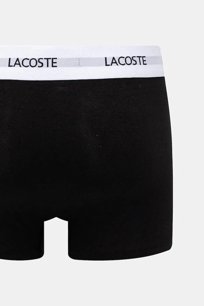 Lacoste прилепнали боксерки мъжки от памук с еластан 3 броя многоцветни 5H5150