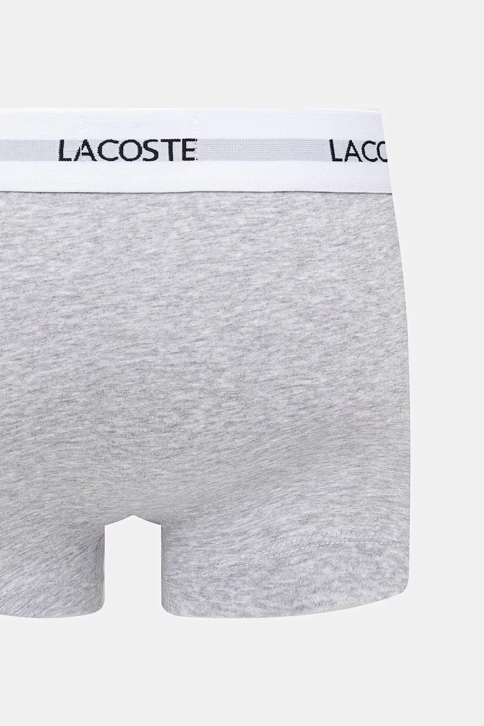 Lacoste прилепнали боксерки мъжки от памук с еластан 3 броя многоцветни 5H5150