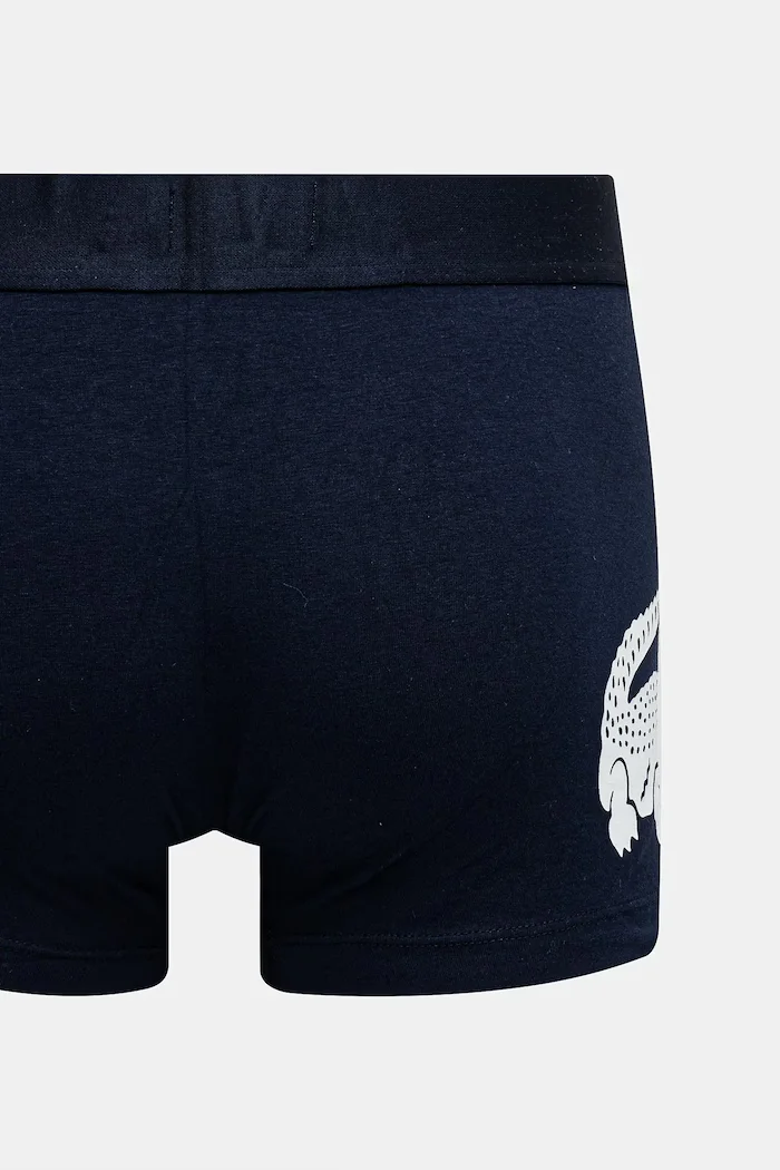 Lacoste прилепнали боксерки мъжки с памук 3 броя тъмносини 5H1291