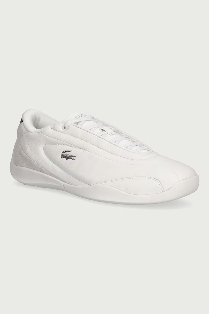 Lacoste Protect Sneakers маратонки мъжки от кожа бежови 52SMA0017