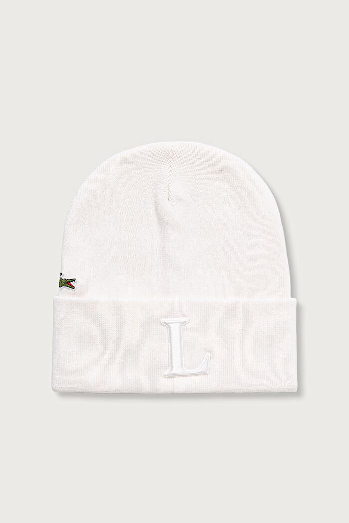 Lacoste шапка beanie от вълнена материя бежова RB9901